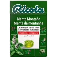 Caramelos sin azúcar menta montaña RICOLA, caja 50 uds