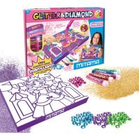Set manualidades, contenido: Marco+ polvos de purpurina+ colas de purpurina MITAMA