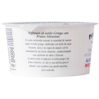 Yogur estilo griego c/ frutas del bosque PASTORET, tarrina 150 g