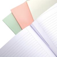 Libreta Microperforada A4, Horizontal 1 Linea Tapa Blanda Azul, 48 hojas 95g MILAN