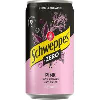 Tónica pink SCHWEPPES ZERO, lata 25 cl Tónica pink SCHWEPPES ZERO, lata 25 cl
