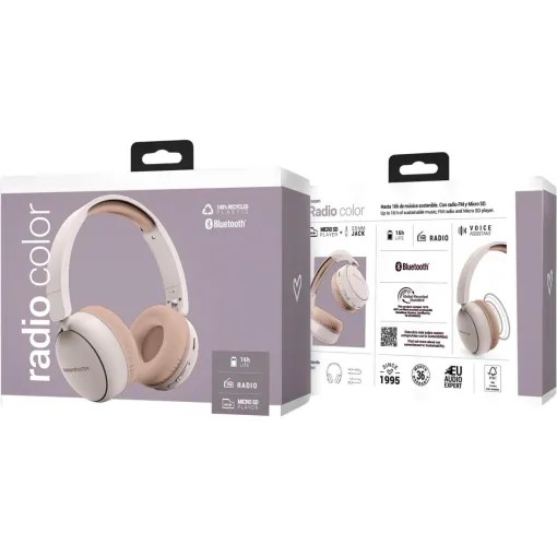 Auriculares diadema Cream Radio Color ENERGY SISTEM