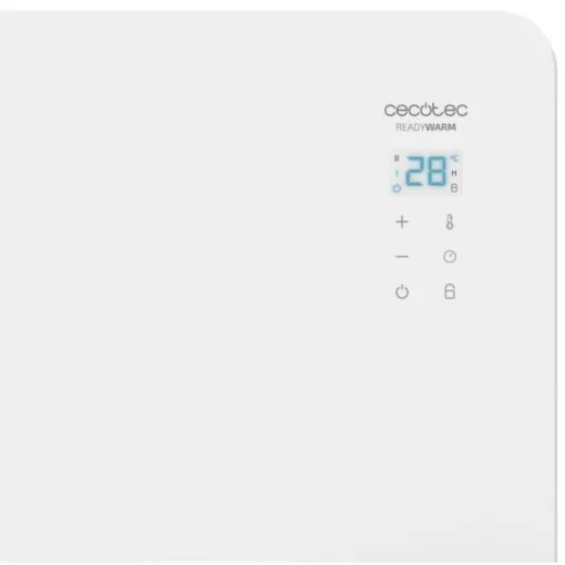 Convector blanco, 1500W, Ready Warm 6700 Crystal Connection CECOTEC