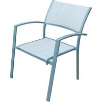 Silla aluminio apilable  RainBow CAPRICE, 58x55x84 cm