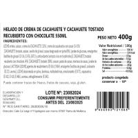 Helado chocolate de conguitos MURMUI, tarro 550 ml