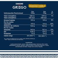 Yogur griego de manzana y canela DANONE, pack 4x110 g