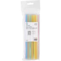 Pajitas rehutilizables, polipropileno, uso bebidas menos 70ºC KITCHEN, pack 20 uds Pajitas rehutilizables, polipropileno, uso bebidas menos 70ºC KITCHEN, pack 20 uds