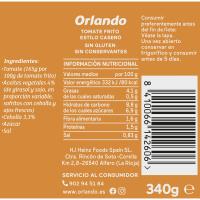 Tomate frito casero ORLANDO, pack 2x340 g