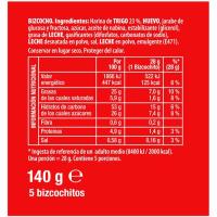 Bizcochitos con huevo y mantequilla FONTANEDA, caja 140 g