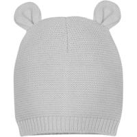 Toquilla de 75x110 cm, gorro y patucos, color gris INTERBABY, set 3 piezas