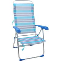 Sillon ergonómico Laos, aluminio, textilene, multiposiciones R.VERGES, 60x67x110cm Sillon ergonómico Laos, aluminio, textilene, multiposiciones R.VERGES, 60x67x110cm