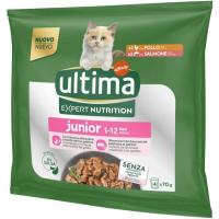 Alimento húmedo para gato junior ULTIMA, paquete 280 g