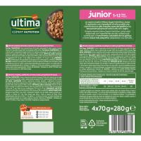 Alimento húmedo para gato junior ULTIMA, paquete 280 g