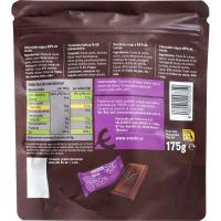 EROSKI txokolate beltza zatitan % 85 kakaoa, poltsa 175 g