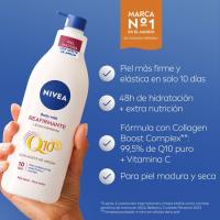 NIVEA Q10 Arganezko sendotzeko gorputz lozioa, dosifikagailua 400 ml