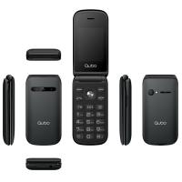 Teléfono móvil libre negro, X-209 4G QUBO