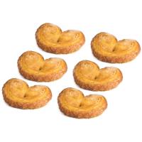 Palmera de mantequilla y miel EROSKI, bandeja 6 uds