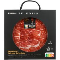 Surtido ibéricos de bellota EROSKI SELEQTIA, pack 5x80 g Surtido ibéricos de bellota EROSKI SELEQTIA, pack 5x80 g