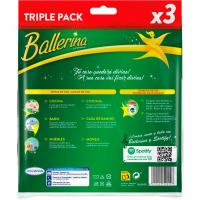 Bayeta microfibra flor BALLERINA, paquete 3 uds