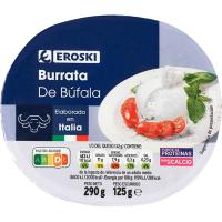 Burrata de búfala EROSKI, tarrina 125 g