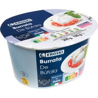 Burrata de búfala EROSKI, tarrina 125 g