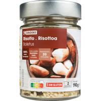 Risotto de boletus EROSKI, frasco 190 g