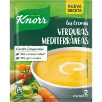 Crema de verduras mediterraneas KNORR, sobre 56 g