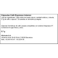 Café Espresso Intenso compatible nespresso LAVAZZA, caja 30 uds