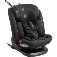 Silla de coche Cario Fix i-Size (40 a 150 cm) negra BABYAUTO Instalación con isofix + top tether. Giratoria 360º, arnés de seguridad en 5 puntos, cabezal regulable en altura y anchura, 5 posiciones de reclinado y colchoneta reductora.