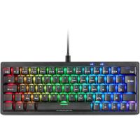 Teclado gaming con cable, negro con swith azul, HOT-SWAP mecanico MKMINIPRO