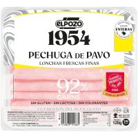Pechuga de pavo ELPOZO, lonchas, bandeja 120 g Pechuga de pavo ELPOZO, lonchas, bandeja 120 g