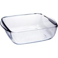 Fuente de vidrio cuadrada, apta Air Fryer, 1 litro PYREX, 20x17 cm