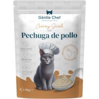Snack líquido de pollo para gato GËNTLE CHEF, bolsa 80 g