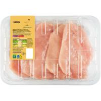 Filetes de pechuga de pollo marinada EROSKI, bandeja aprox. 500 g