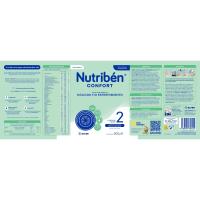 Leche especial NUTRIBEN  2 CONFORT, lata 800 g