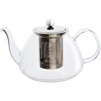 Tetera de Vidrio con filtro de inox Serenia 1l QUID, 14x17x18 cm