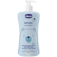 Gel&champú CHICCO NATURAL SENSATION, dosificador 500 ml Gel&champú CHICCO NATURAL SENSATION, dosificador 500 ml
