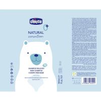 Champú natural sensation CHICCO, dosificador 500 ml