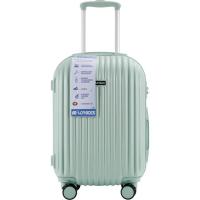 Trolley mediano celeste, ABS, TSA, 4 ruedas, S3 AR, 44x27x66 cm