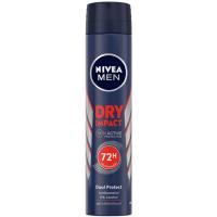 Desodorante para hombre Dry impact NIVEA MEN, spray 200 ml Desodorante para hombre Dry impact NIVEA MEN, spray 200 ml