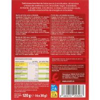 Barritas de frutos secos y chocolate EROSKI, 4 uds, caja 120 g