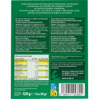 Barritas de fr. secos y semillas 0% azúcar EROSKI, caja 120 g