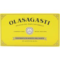 Ventresca de bonito en aceite de oliva OLASAGASTI, lata 200 g