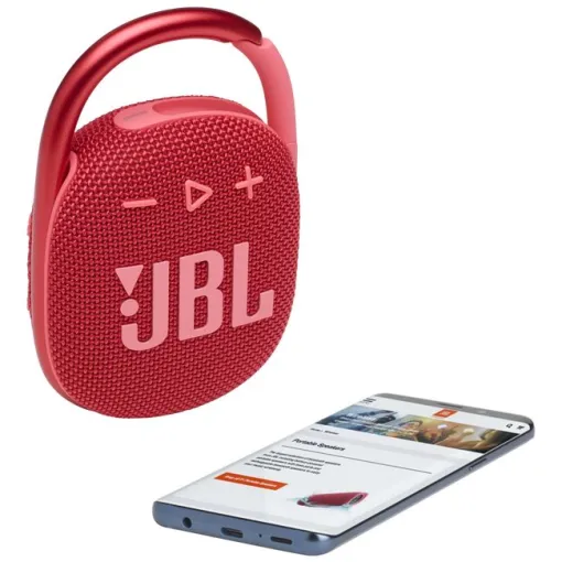 Altavoz BT rojo CLIP 4 JBL
