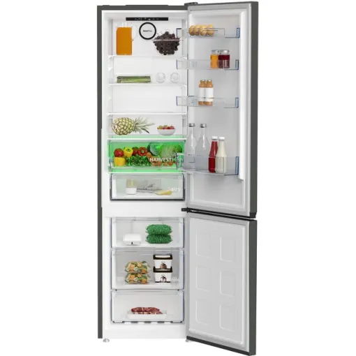 Frigorifico combi inox 60cm gris manhattan B5RCNE405HG2 BEKO