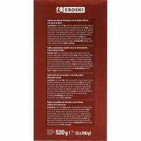 Galleta de chocolate y cereal EROSKI, caja 520 g
