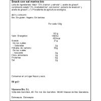 Biosaurus snack con sal marina bio SOLNATURAL, bolsa 50 g