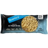 Tortitas al toque de sal proteína BICENTURY, paquete 70 g