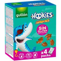 Hookies mini sharkies sin gluten GULLÓN, caja 160 g