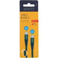 AUTO-T karga azkarreko eta transferentziako kablea, USB-Ctik USB-Cra, 60W, 1 m